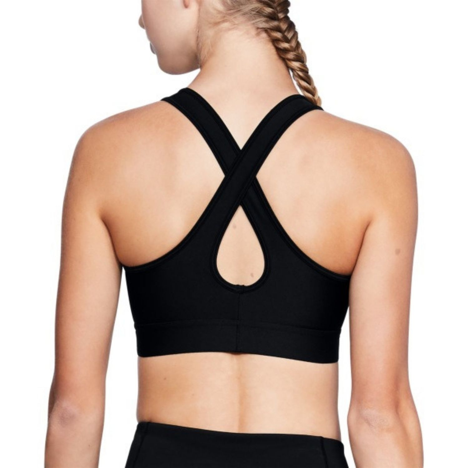 Športová podprsenka UNDER ARMOUR Mid Crossback Black - Športové podprsenky - 2
