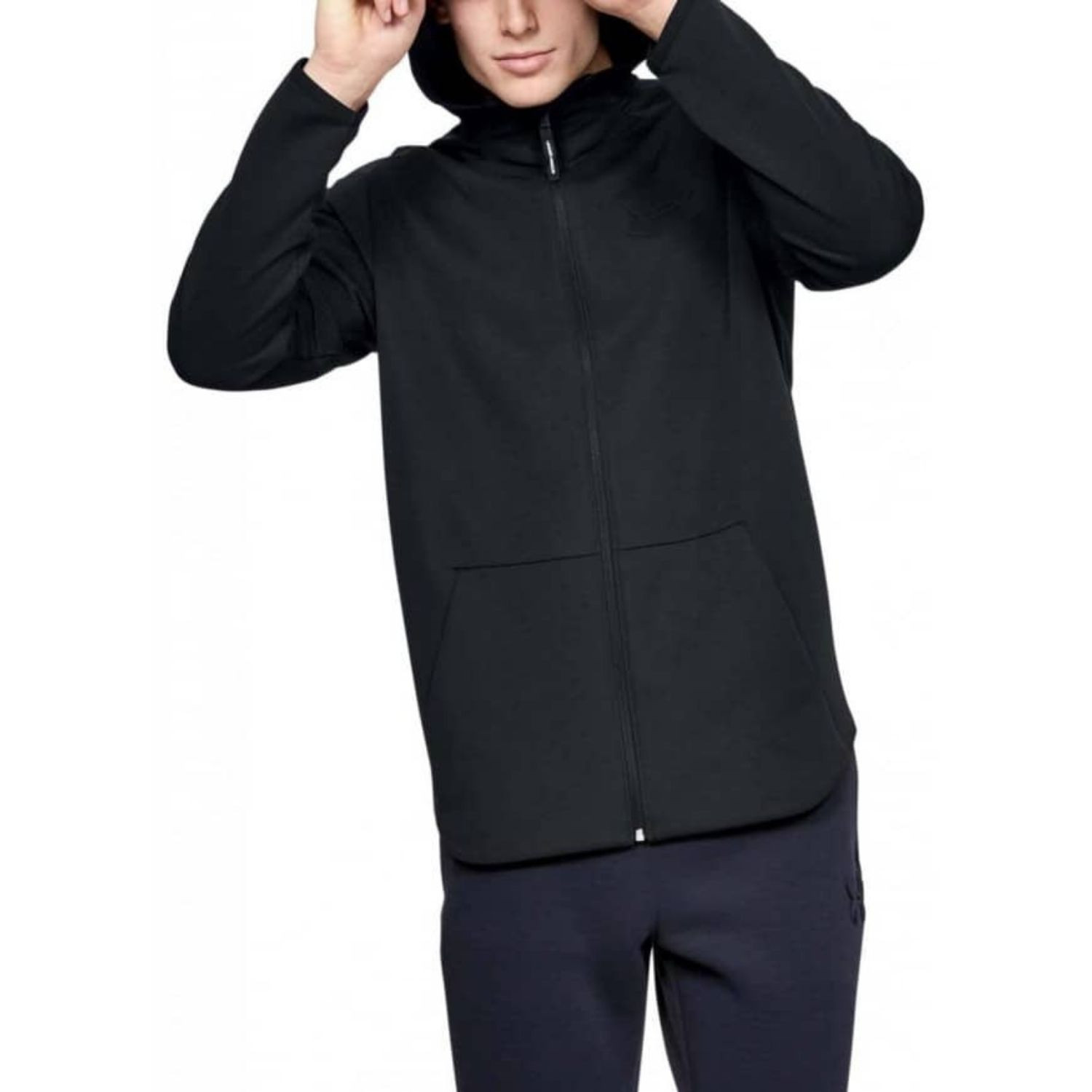 Mikina UNDER ARMOUR Unstoppable Move Light FZ Black - Mikiny s kapucňou - 2