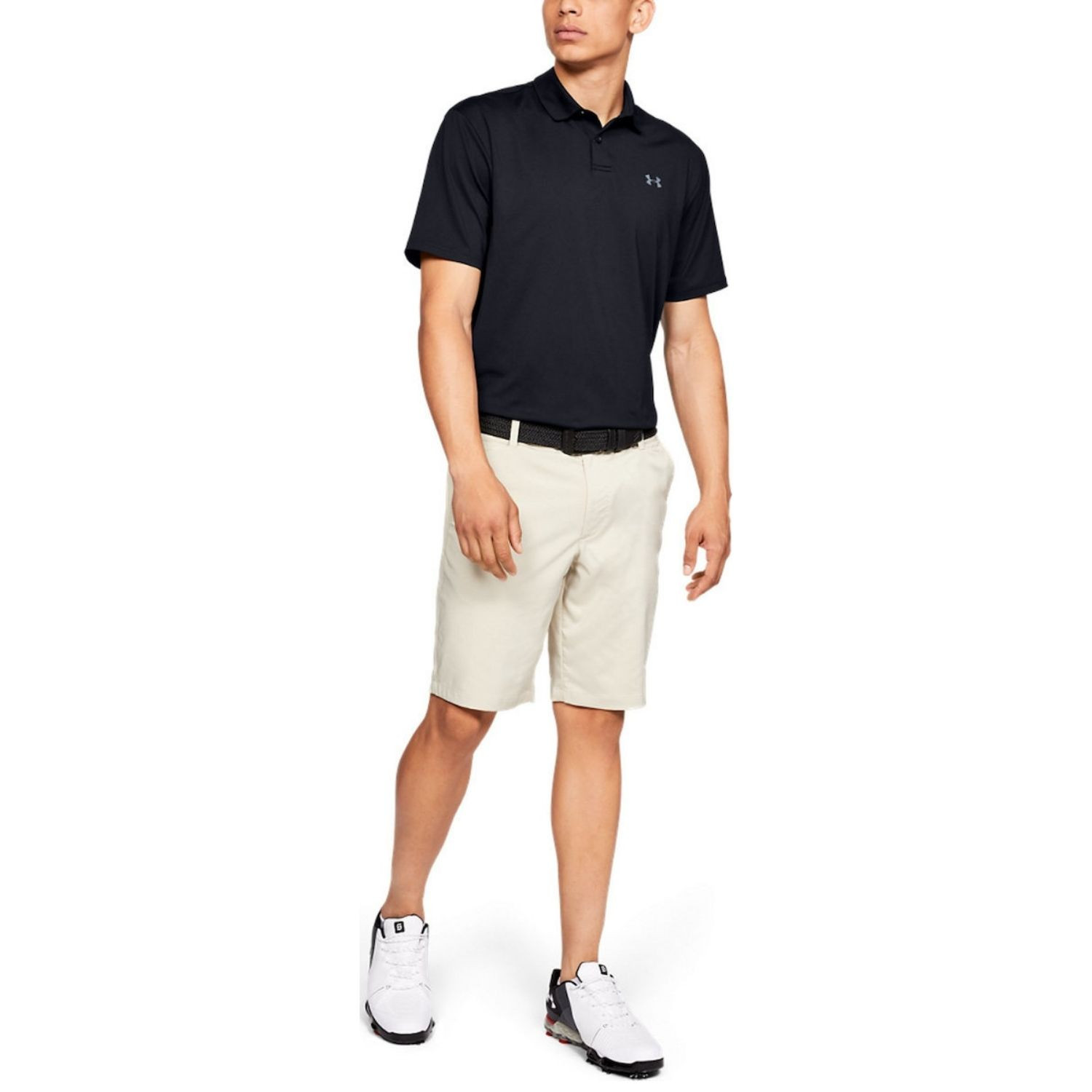 Tričko UNDER ARMOUR Performance Polo 2.0 Black - OBLEČENIE - 2