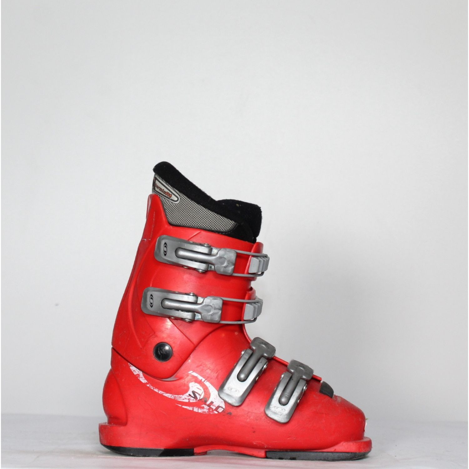 Jazdené bazárové lyžiarky Salomon T4 Red /Grey - Detské lyžiarky - 1