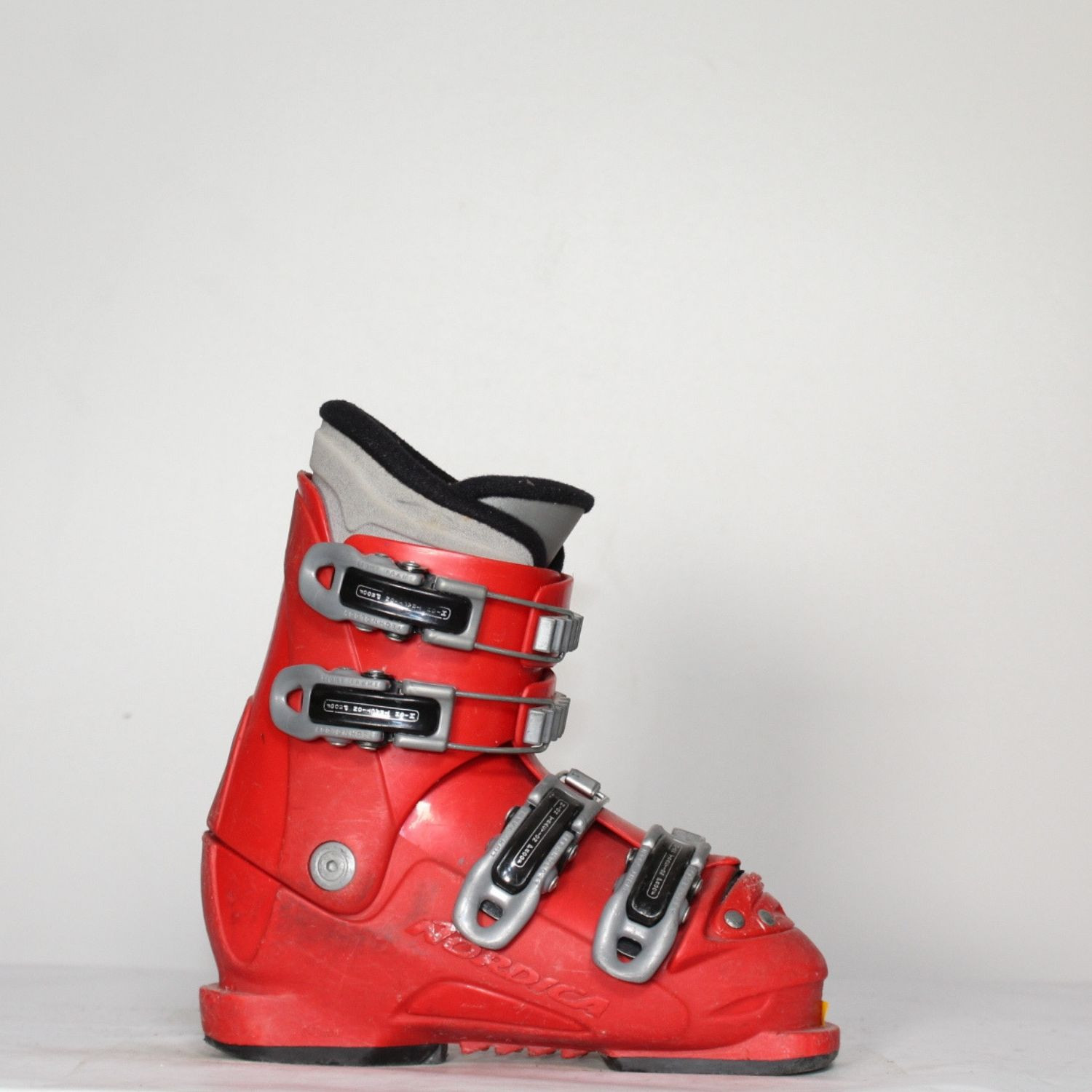 Jazdené bazárové lyžiarky NORDICA T4 Red/Grey - Detské lyžiarky - 1