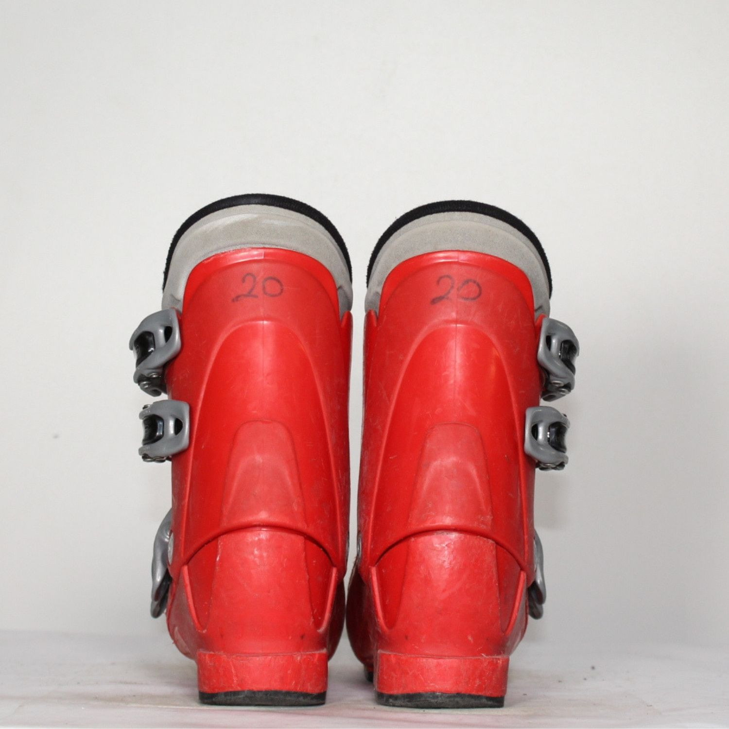 Jazdené bazárové lyžiarky NORDICA T4 Red/Grey - Detské lyžiarky - 3
