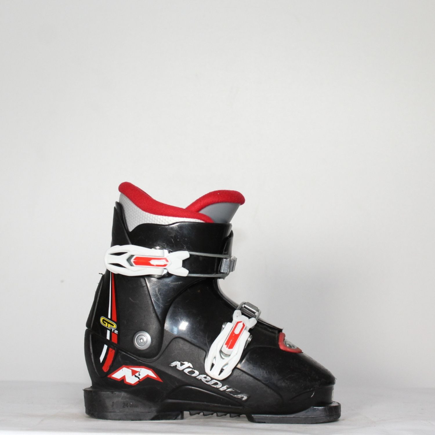 Jazdené bazárové lyžiarky NORDICA GP T2 Black/Red/White - Detské lyžiarky - 1