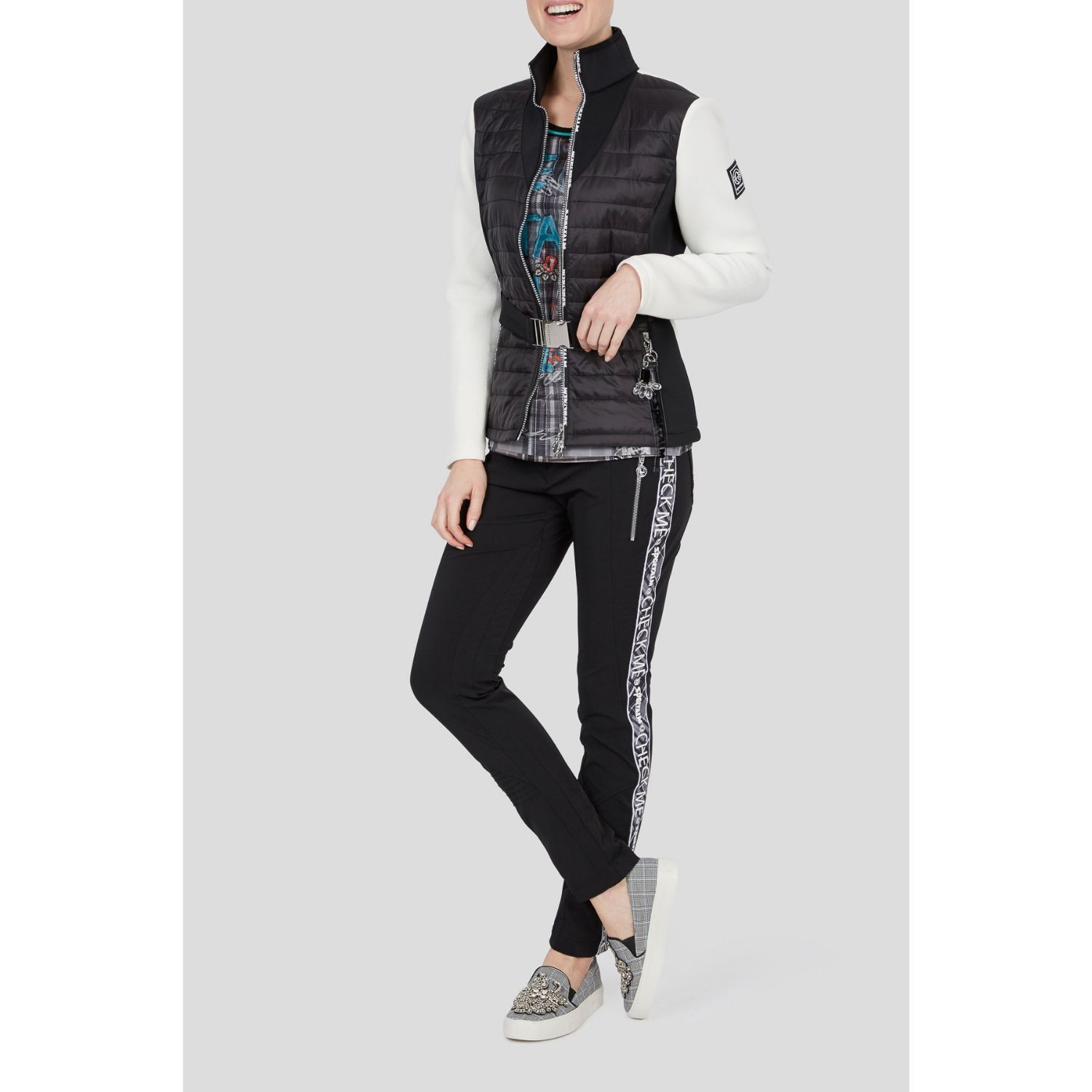 Dámska bunda SPORTALM Clarke Black/White - Bundy & Overaly & Vesty - 1