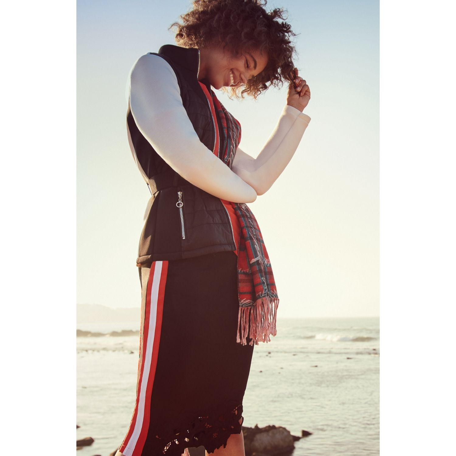 Dámska bunda SPORTALM Clarke Black/White - Bundy & Overaly & Vesty - 4