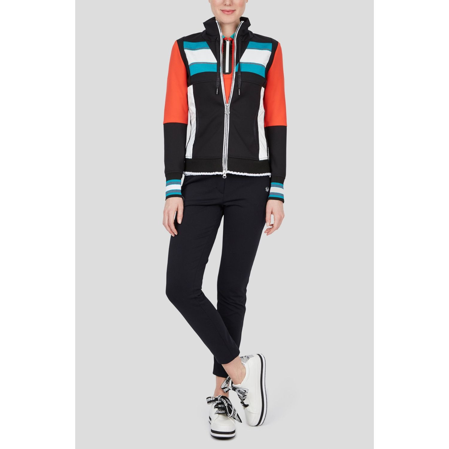 SPORTALM Toggle CH Black/Red - Mikiny bez kapucne - 4