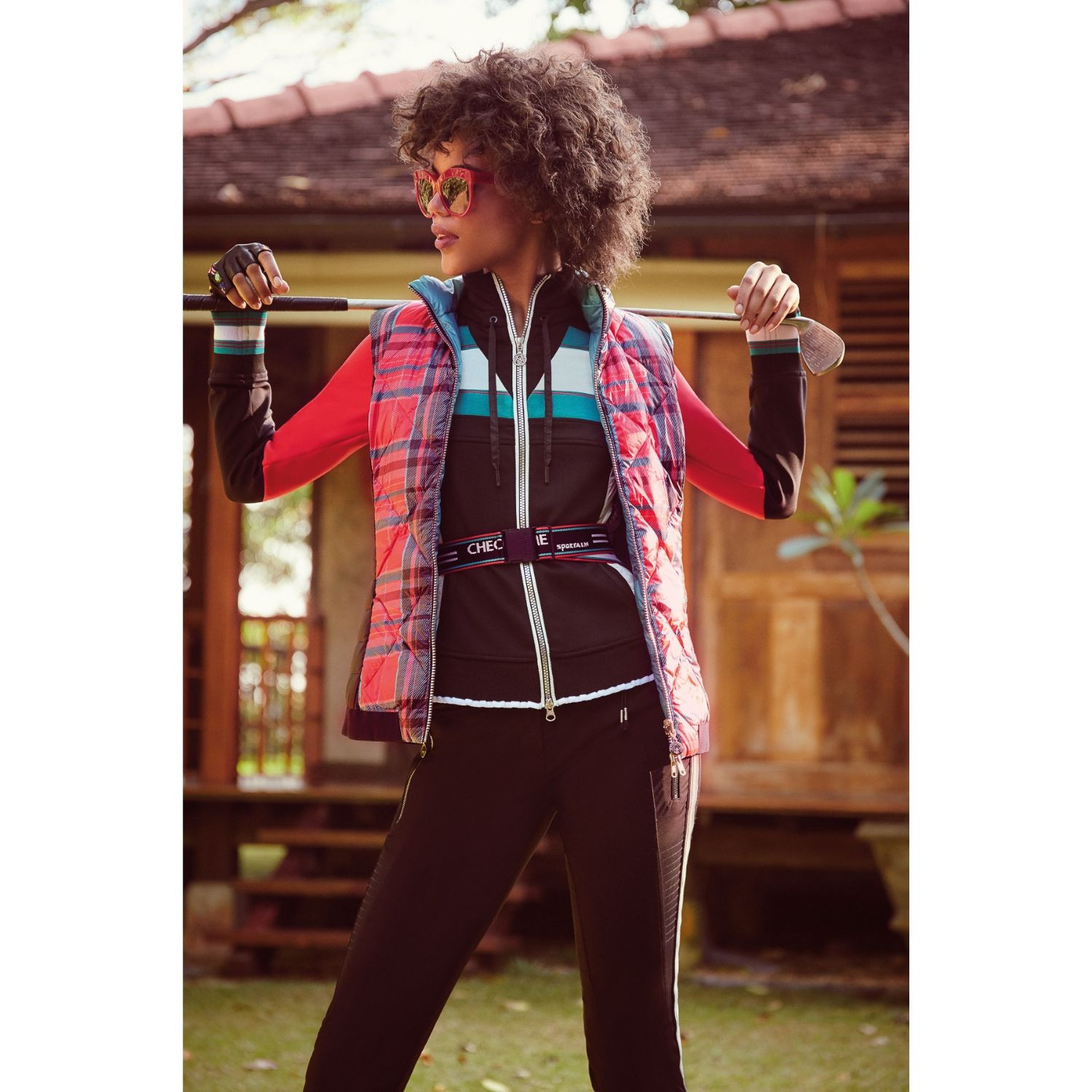 SPORTALM Toggle CH Black/Red - Mikiny bez kapucne - 8