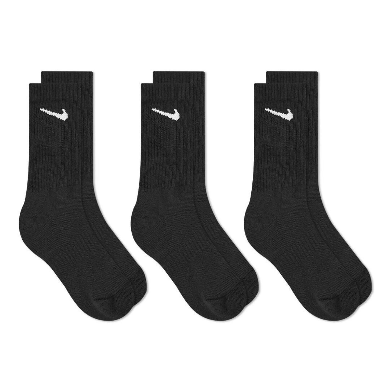 Ponožky NIKE Everyday Crew 3-Pack Black - Ponožky - stredné - 2