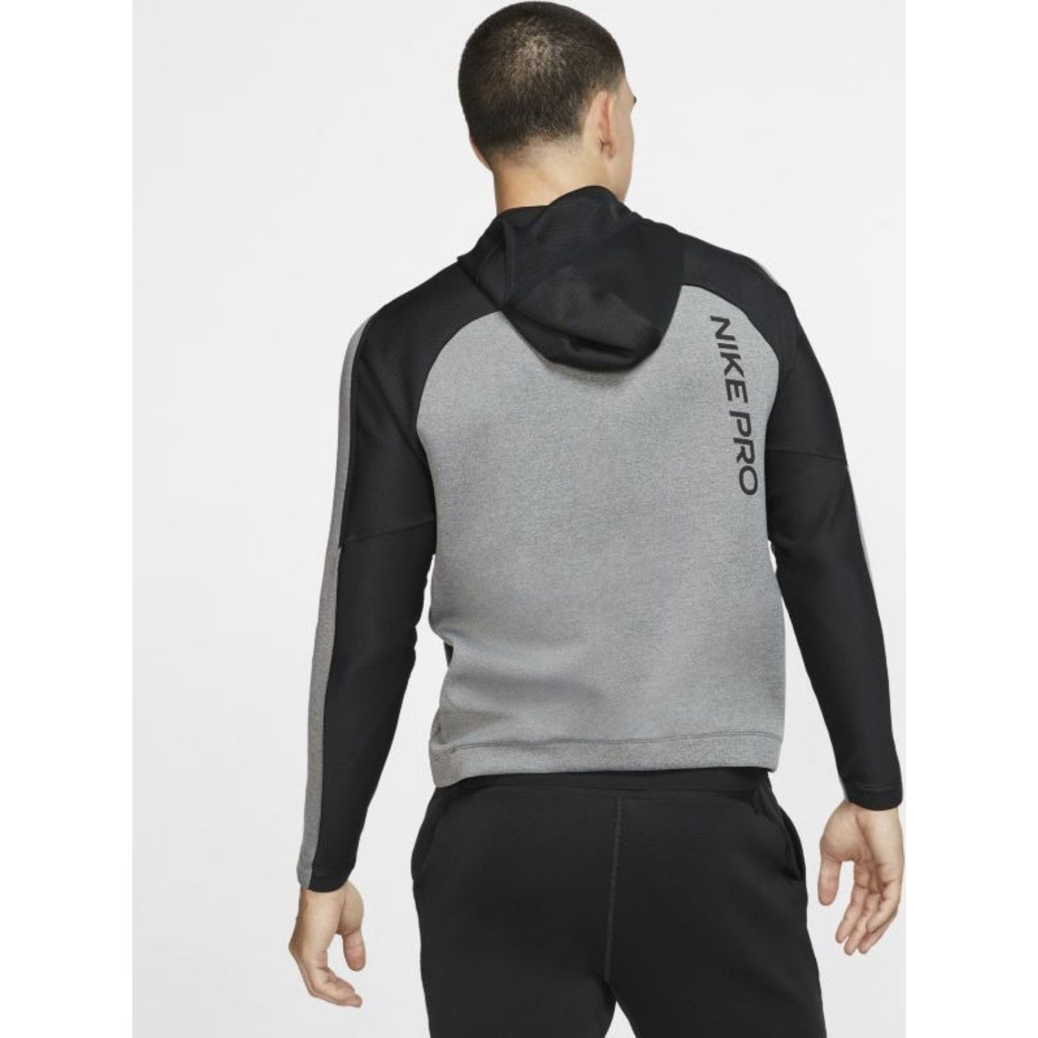 Mikina NIKE M NK HD PO FLC NPC Grey - Mikiny s kapucňou - 3