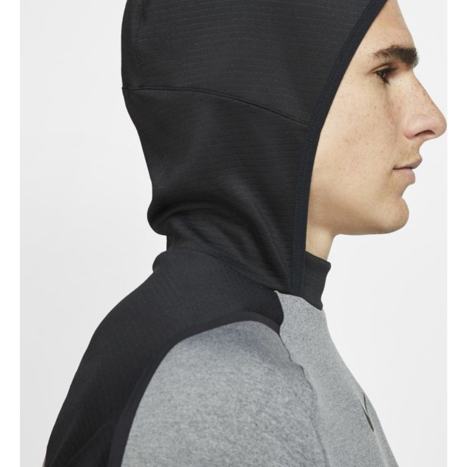 Mikina NIKE M NK HD PO FLC NPC Grey - Mikiny s kapucňou - 5