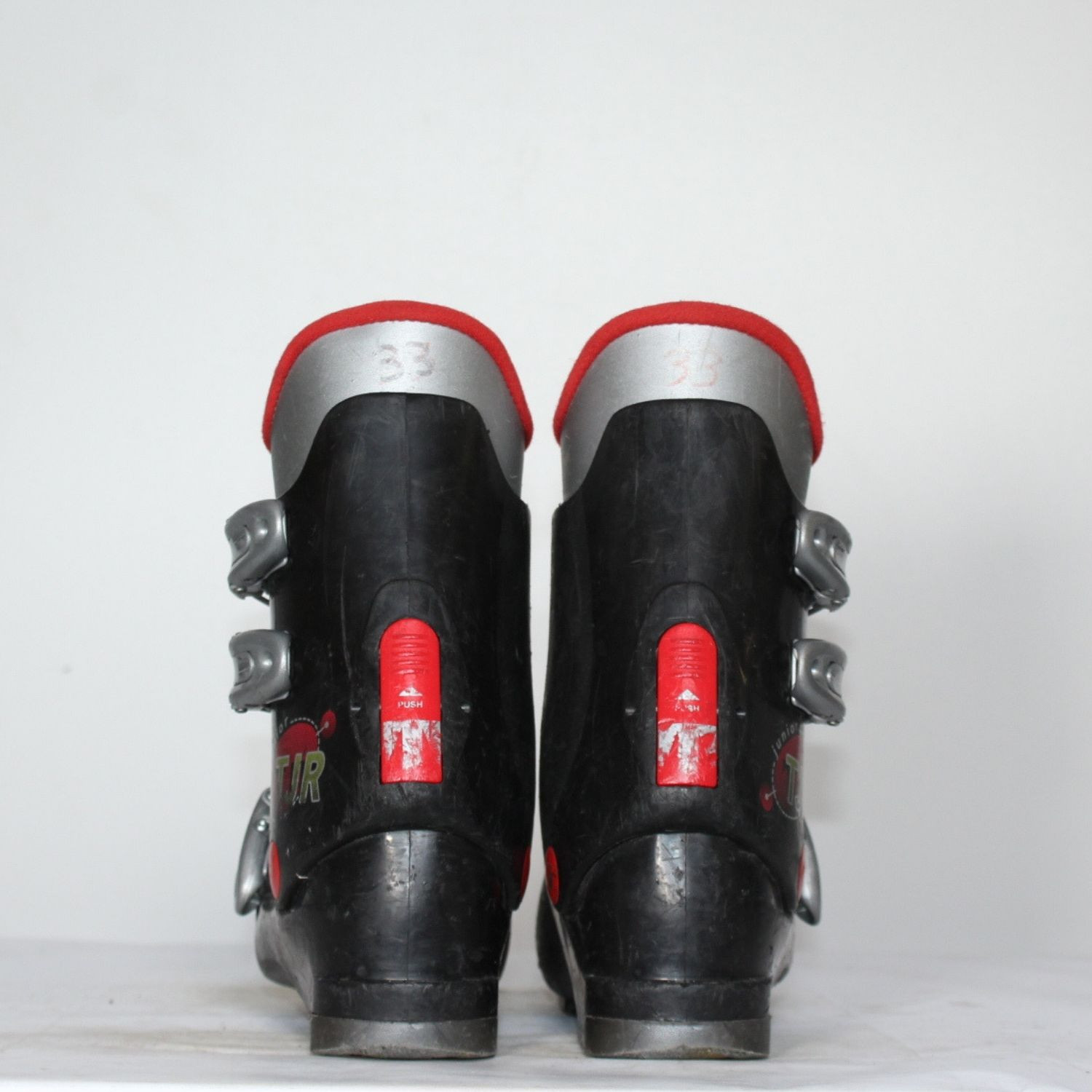 Jazdené bazárové lyžiarky TECNICA TJR Junior Black/Grey - Detské lyžiarky - 3