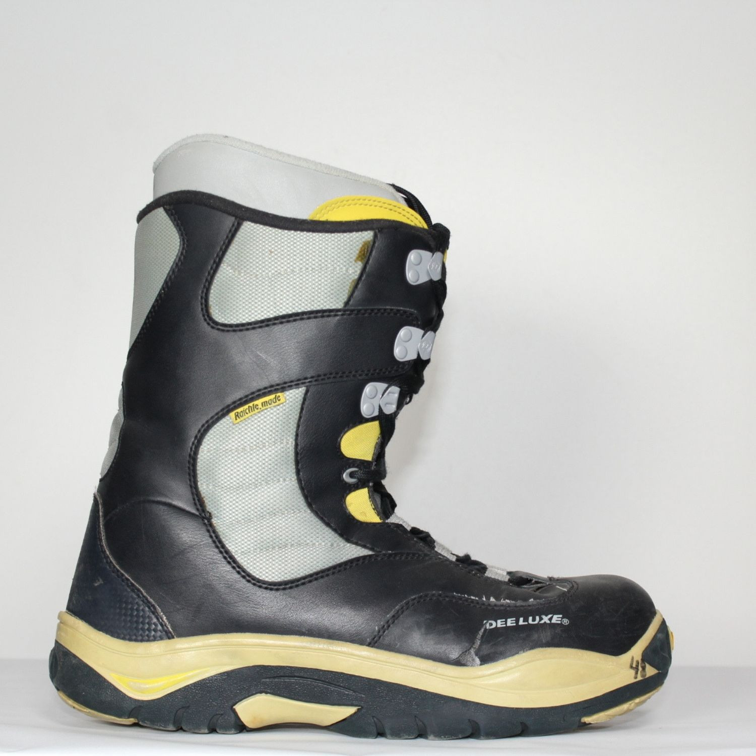 Jazdené Snowboardové topánky DEELUXE Blu/Black/Yellow - Detská obuv - 1