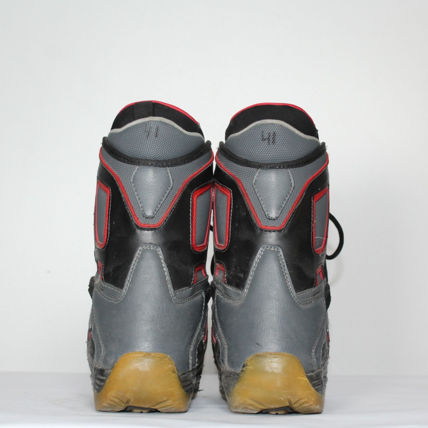 Jazdené Poškodené Snowboardové topánky O-THREE Grey/Black/Red - Pánska obuv - 3