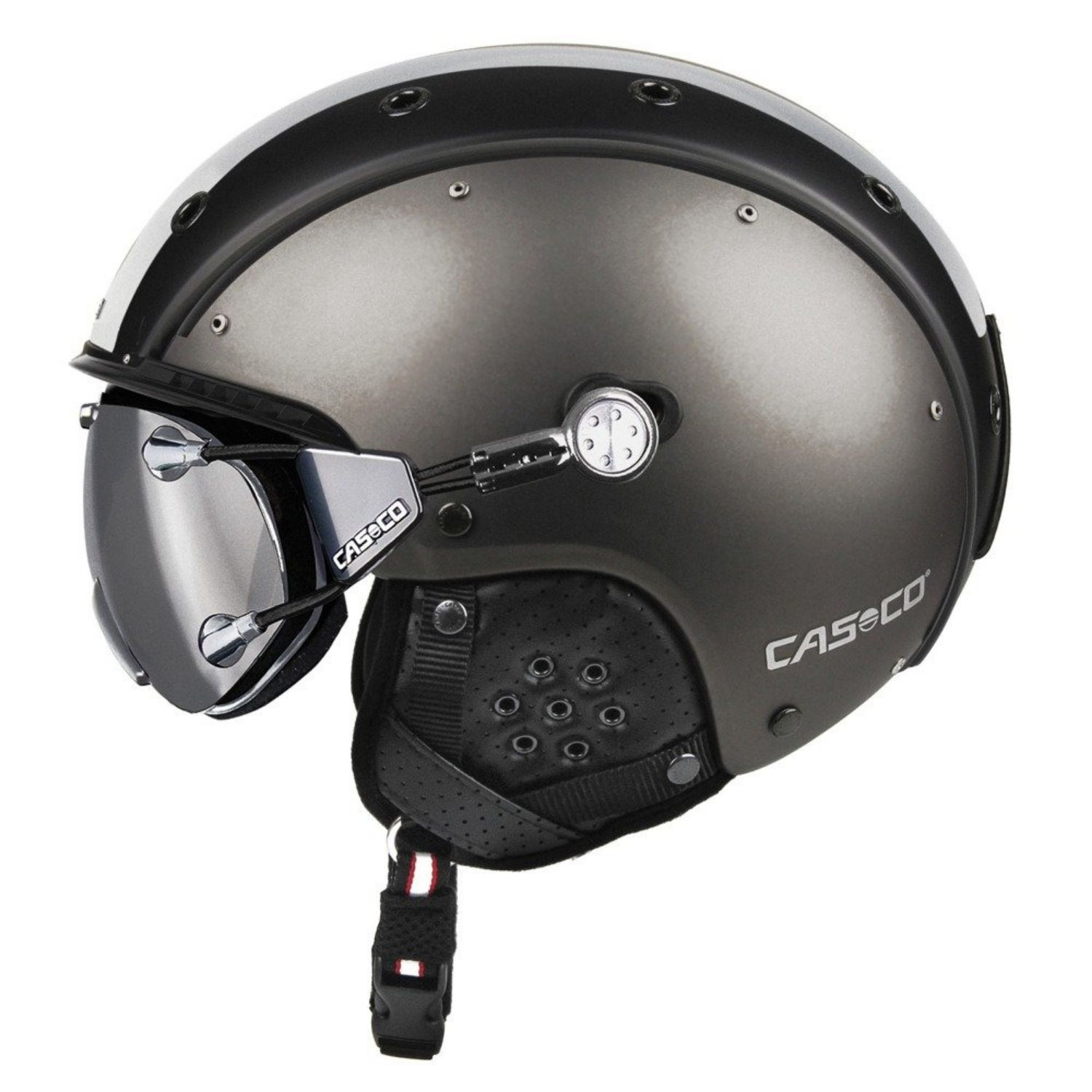 Lyžiarska prilba CASCO SP-3 Comp. GunMetal/White - Pánske prilby - 2