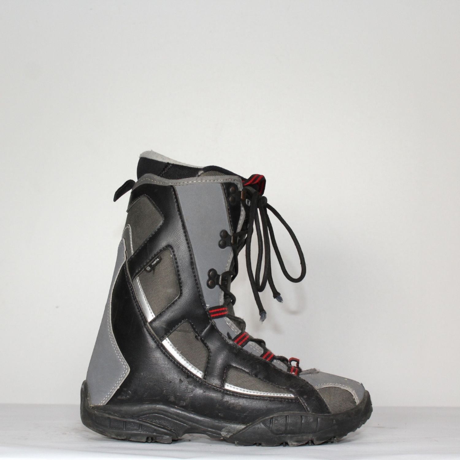 Jazdené Poškodené Snowboardové topánky O-THREE Gray/Black/Red - Detská obuv - 1