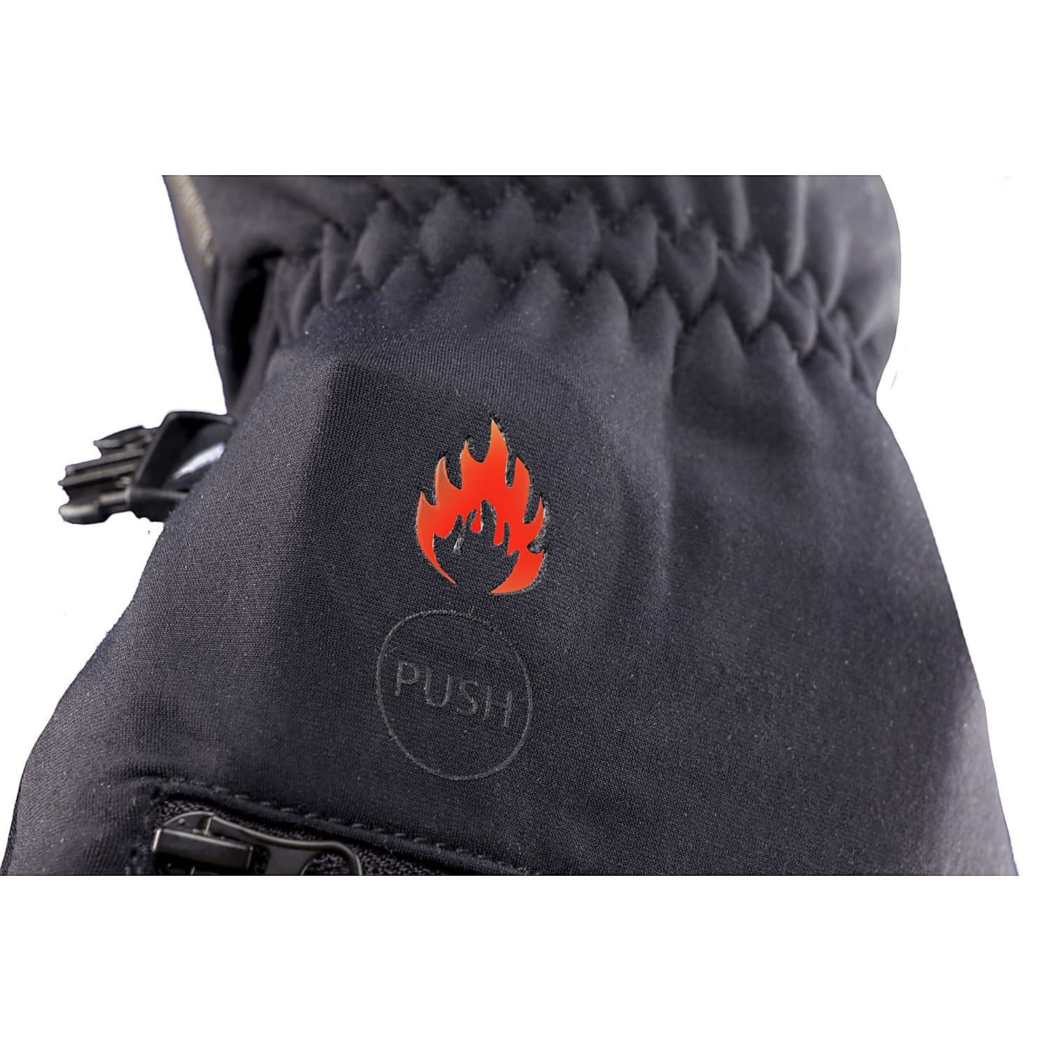 Vyhrievané lyžiarske rukavice ZANIER Heat.STX Black - Pánske rukavice - 4