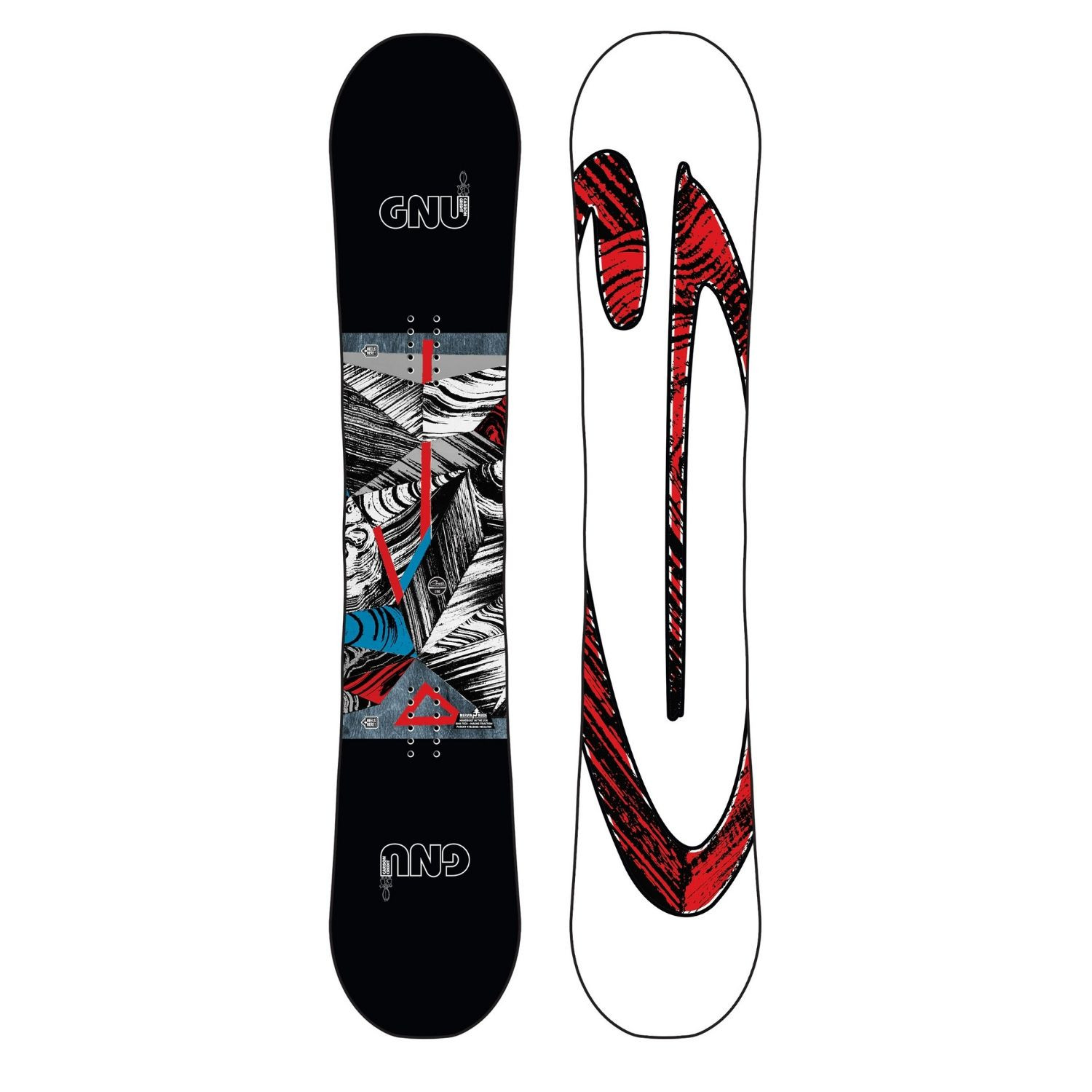 Snowboard GNU Asym Carbon Credit BTX - Pánske snowboardy - 1