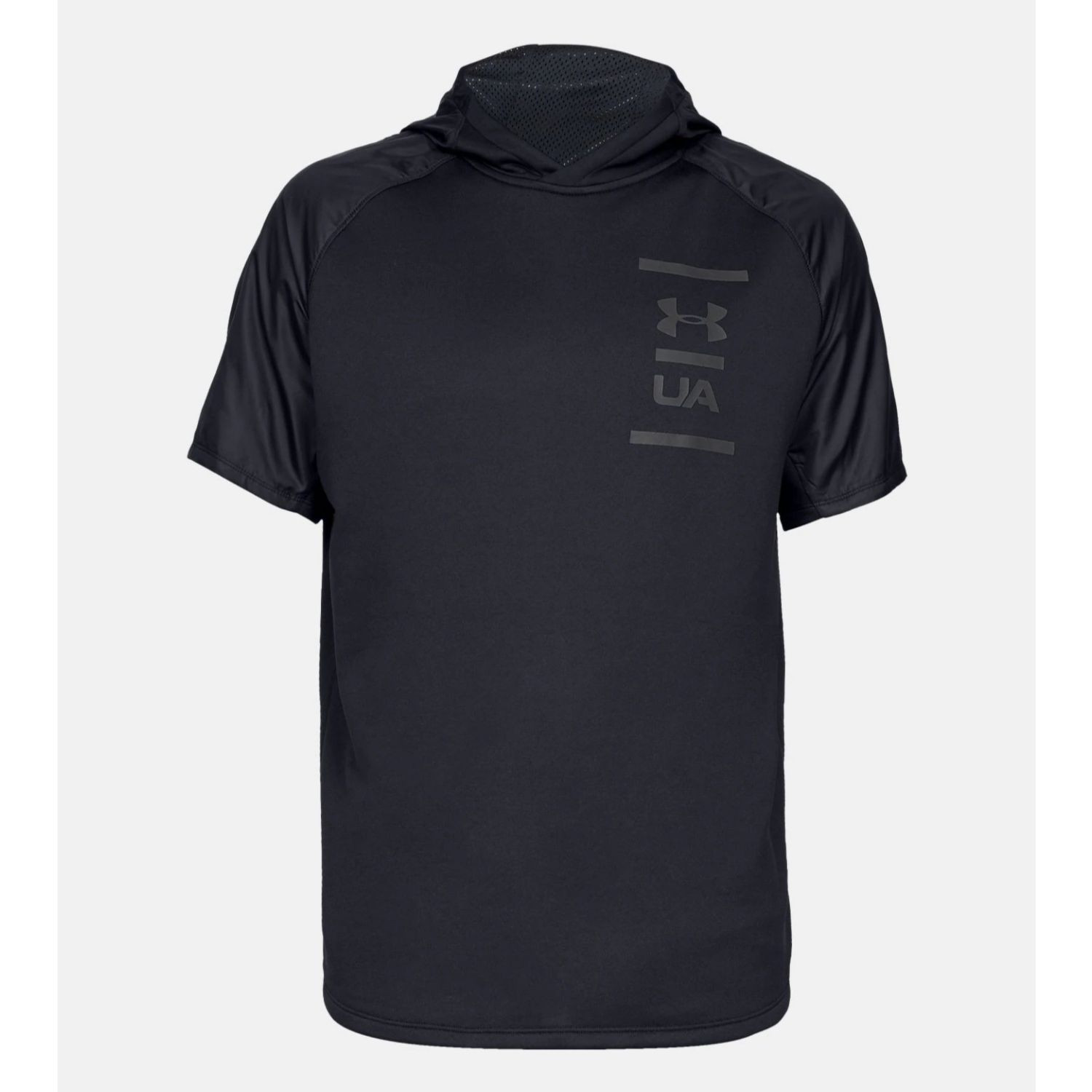 Tričko UNDER ARMOUR MK1 Terry SS Hood Black - OBLEČENIE - 4