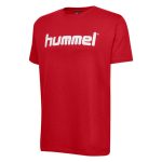 Tričko HUMMEL GO Cotton LOGO Red