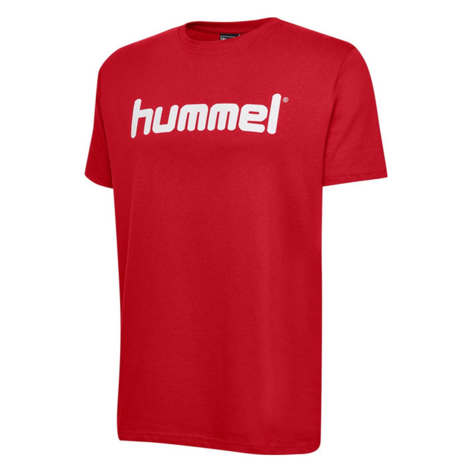 Tričko HUMMEL GO Cotton LOGO Red - OBLEČENIE - 1
