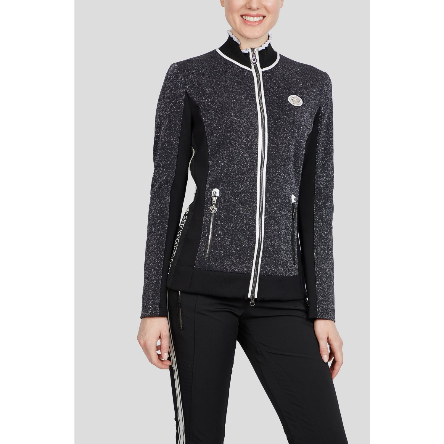 SPORTALM Camella Black - Mikiny bez kapucne - 1
