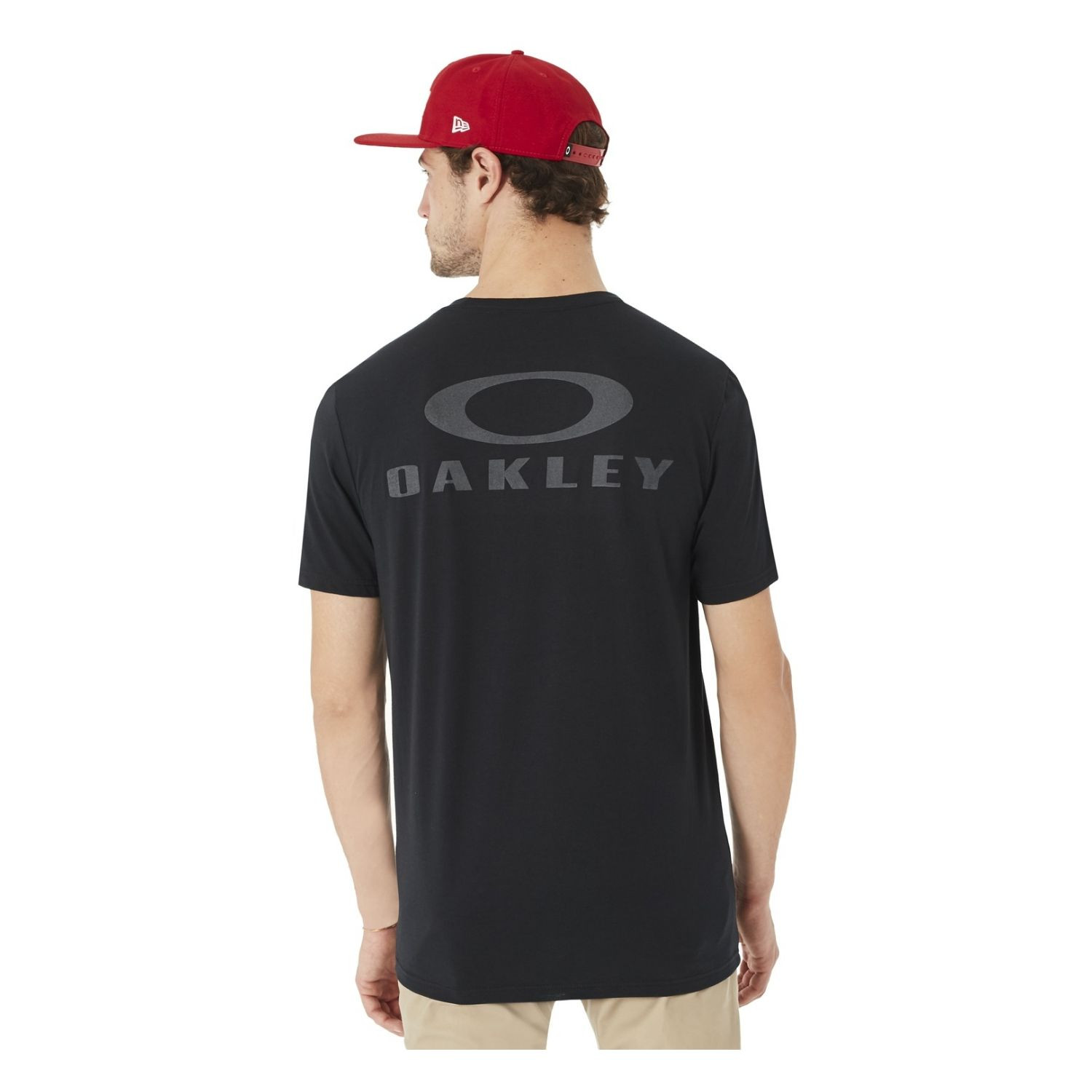 Pánske tričko OAKLEY 50-Bark Repeat Black - OBLEČENIE - 2
