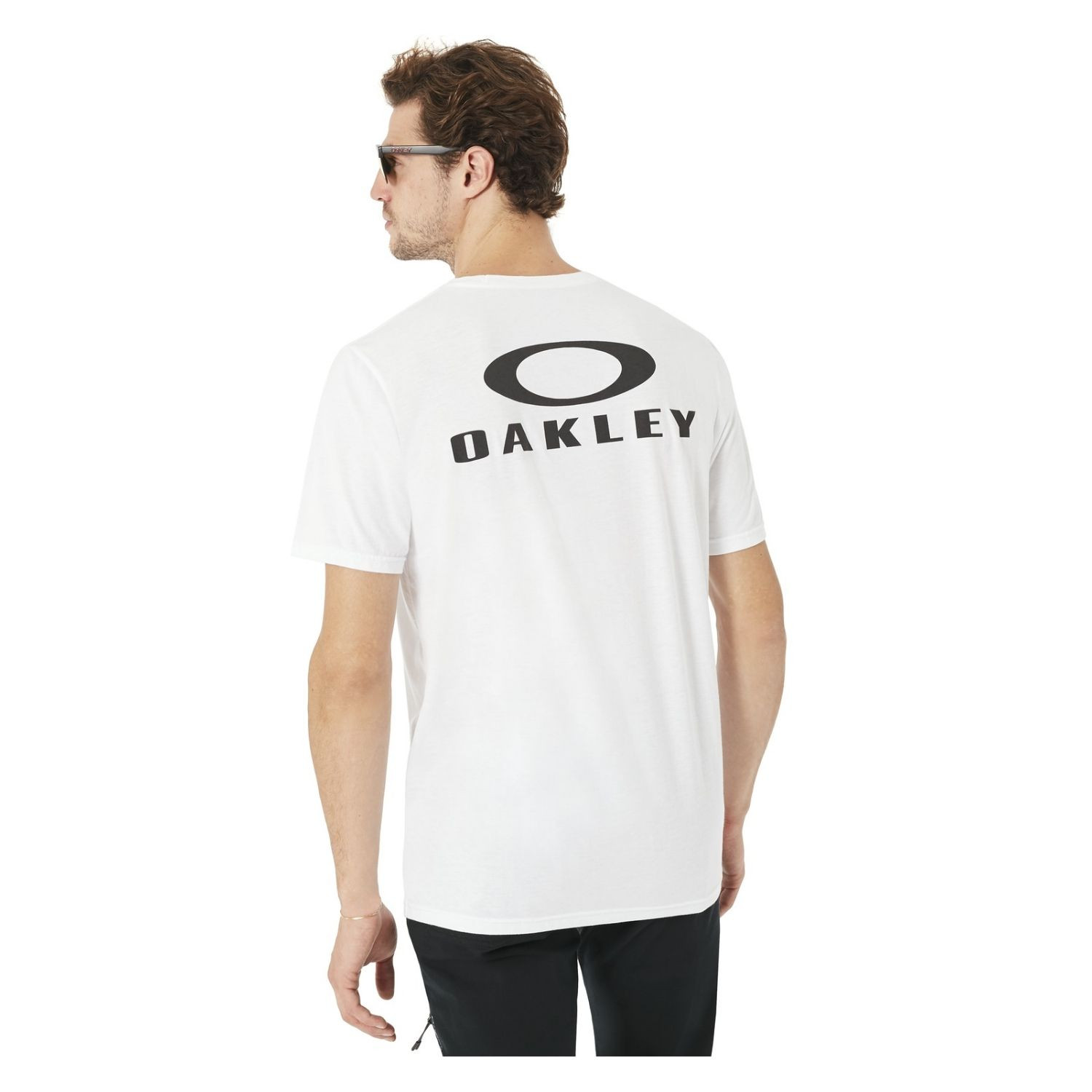 Pánske tričko OAKLEY 50-Bark Repeat White - OBLEČENIE - 2
