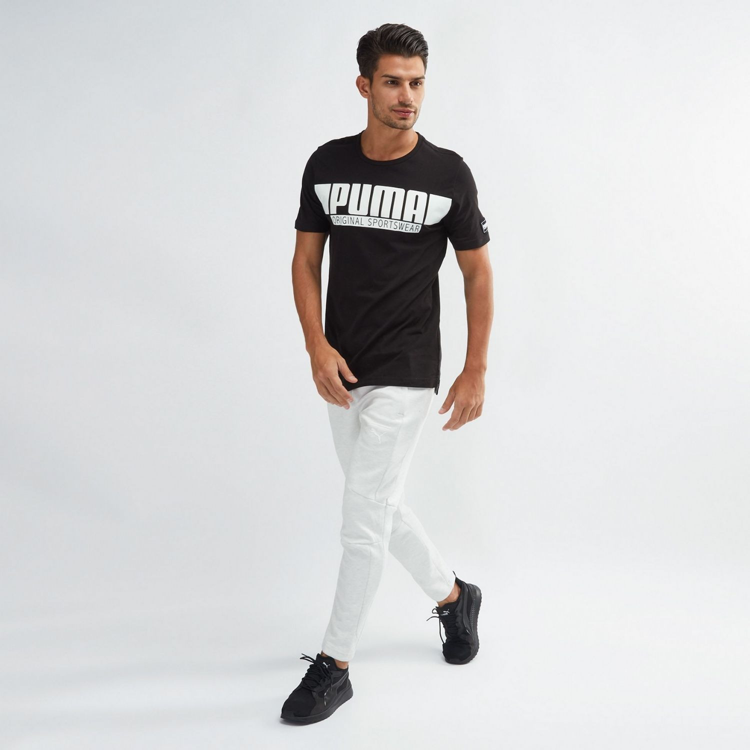 Tričko PUMA Style Athletics Black - OBLEČENIE - 3