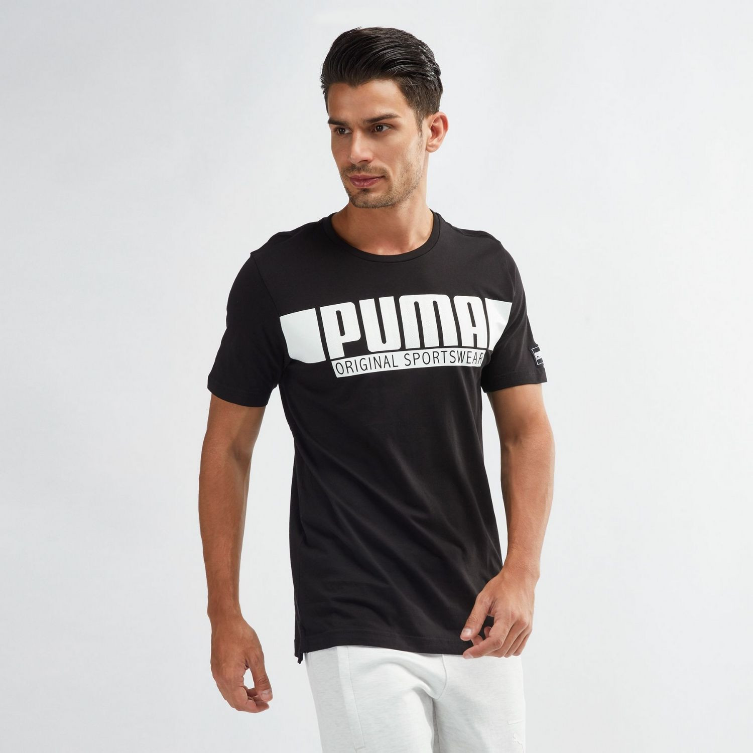 Tričko PUMA Style Athletics Black - OBLEČENIE - 1