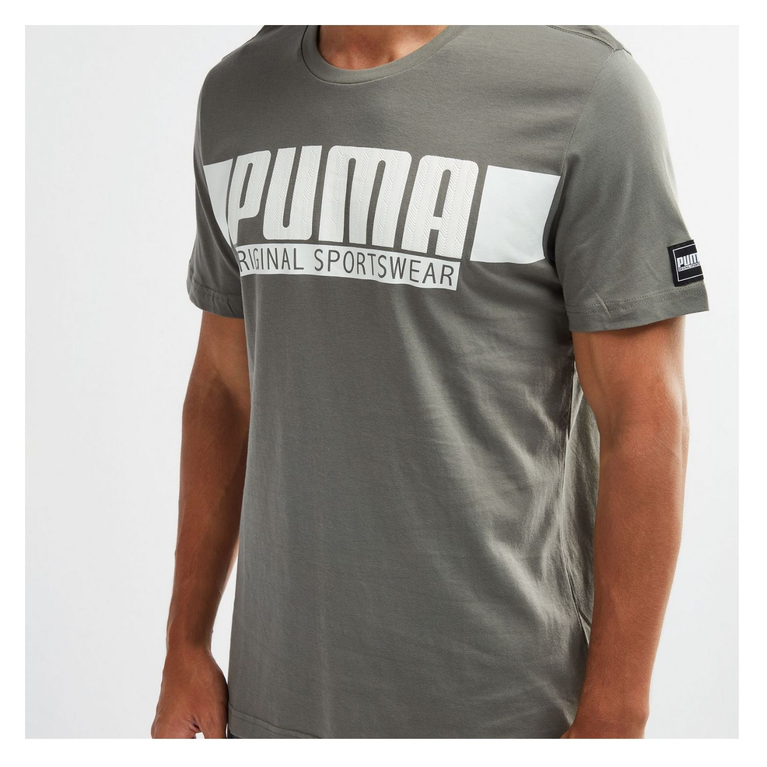Tričko PUMA Style Athletics Grey - OBLEČENIE - 3