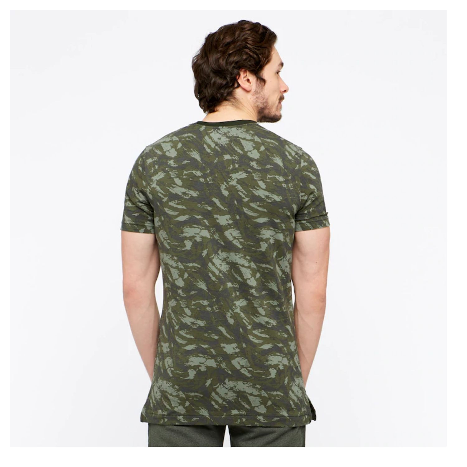 Tričko UNDER ARMOUR Sportstyle Printed SS Green - OBLEČENIE - 2