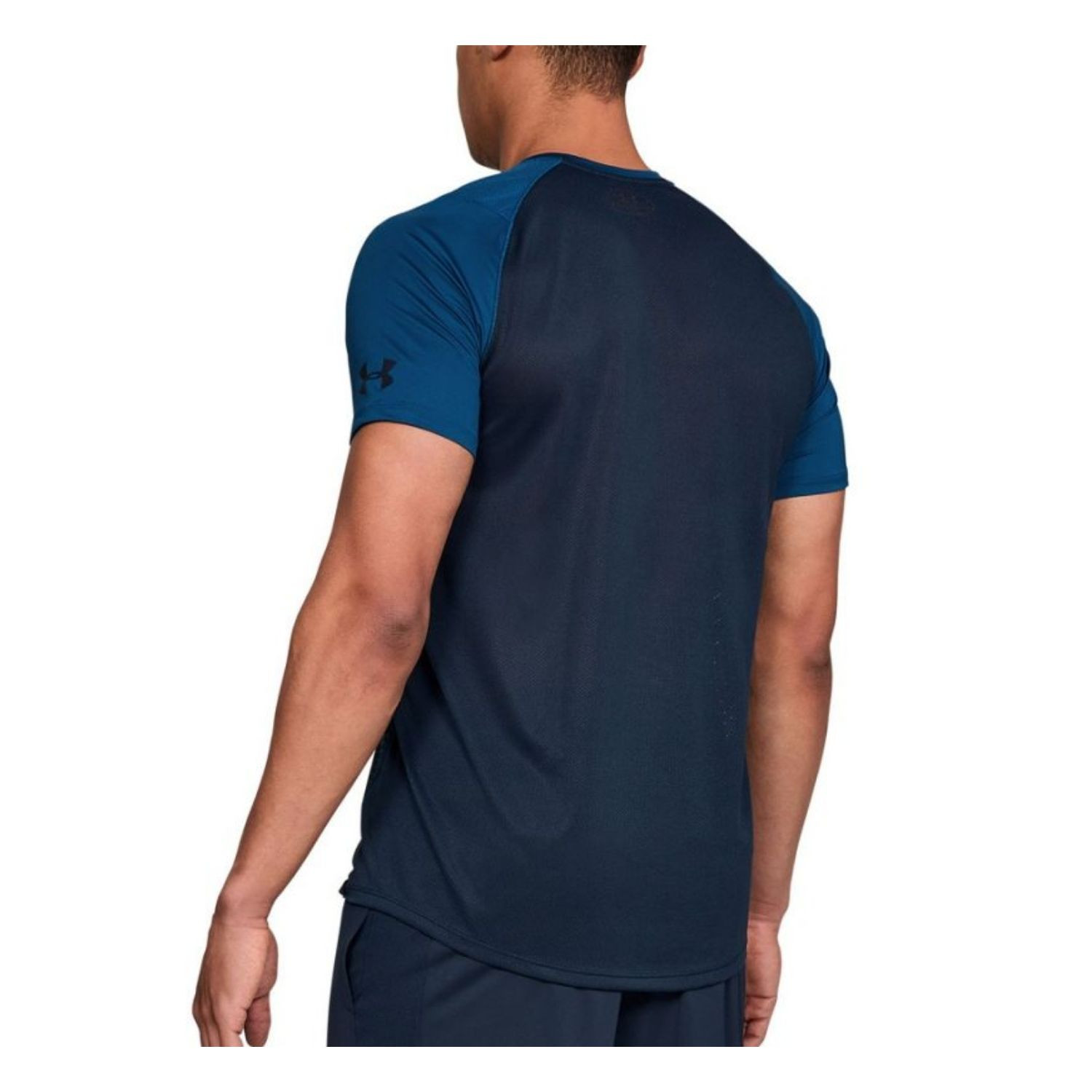 Pánske tričko UNDER ARMOUR UA Raid 2.0 Dash Fade SS Blue - OBLEČENIE - 2