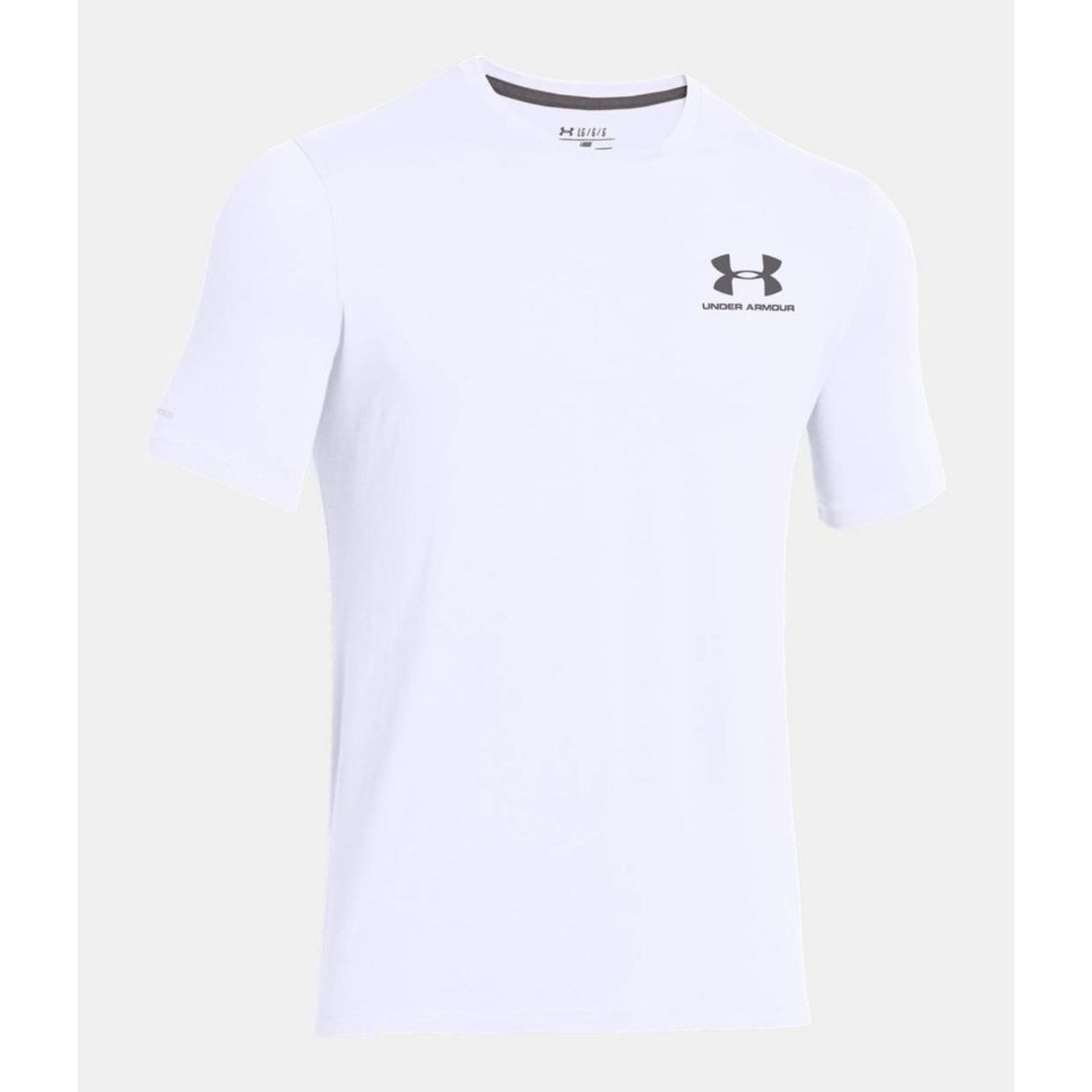 UNDER ARMOUR CC Left Chest Lockup White - OBLEČENIE - 1