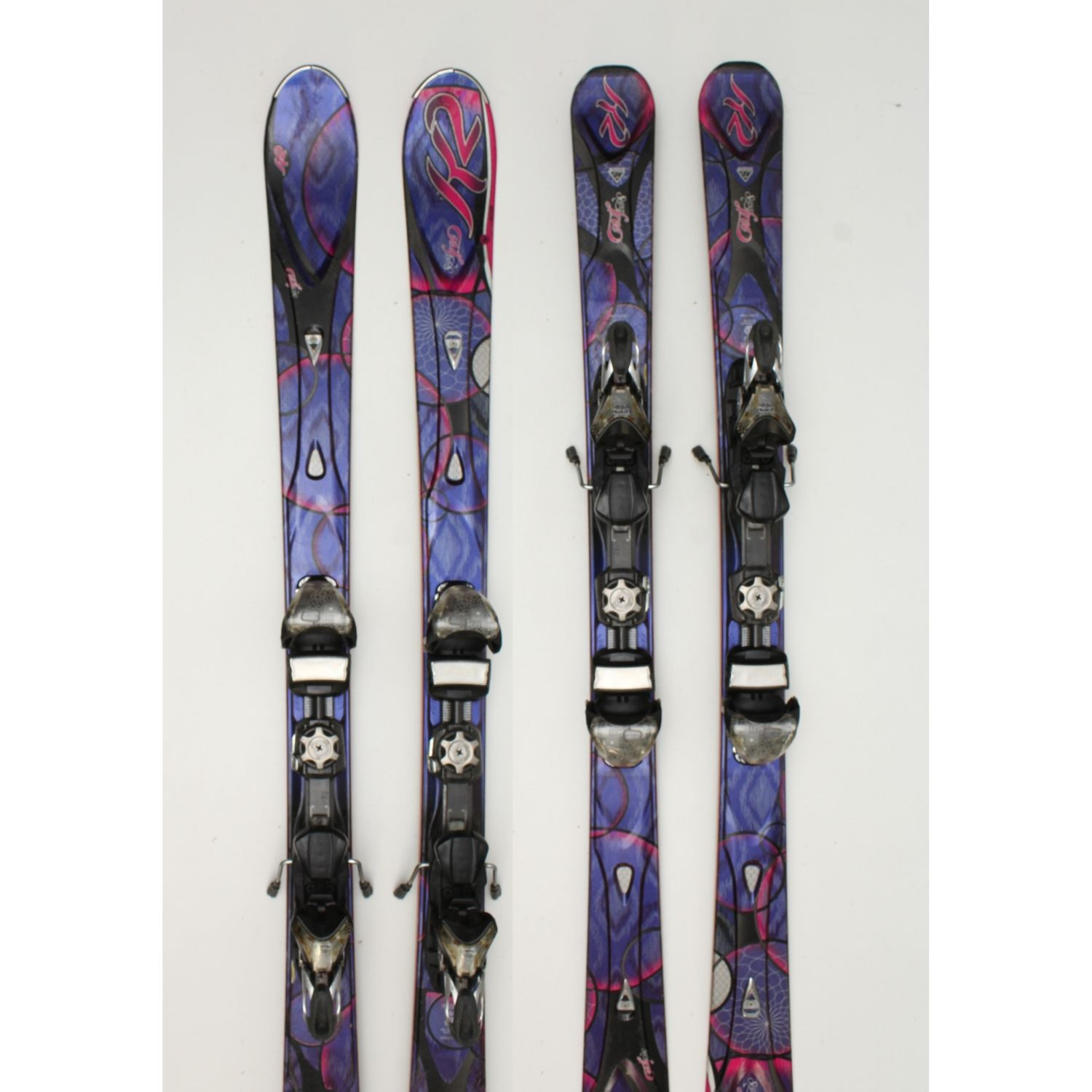 Jazdené bazárové lyže K2 Super Free - Dámske lyže - 1