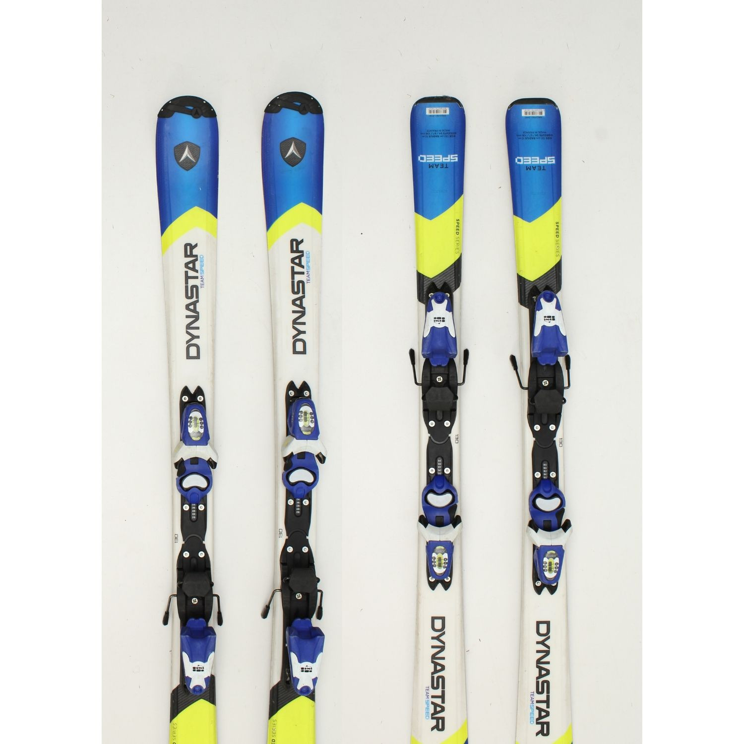 Jazdené bazárové lyže DYNASTAR Team Speed Blue/Yellow - Detské lyže - 1