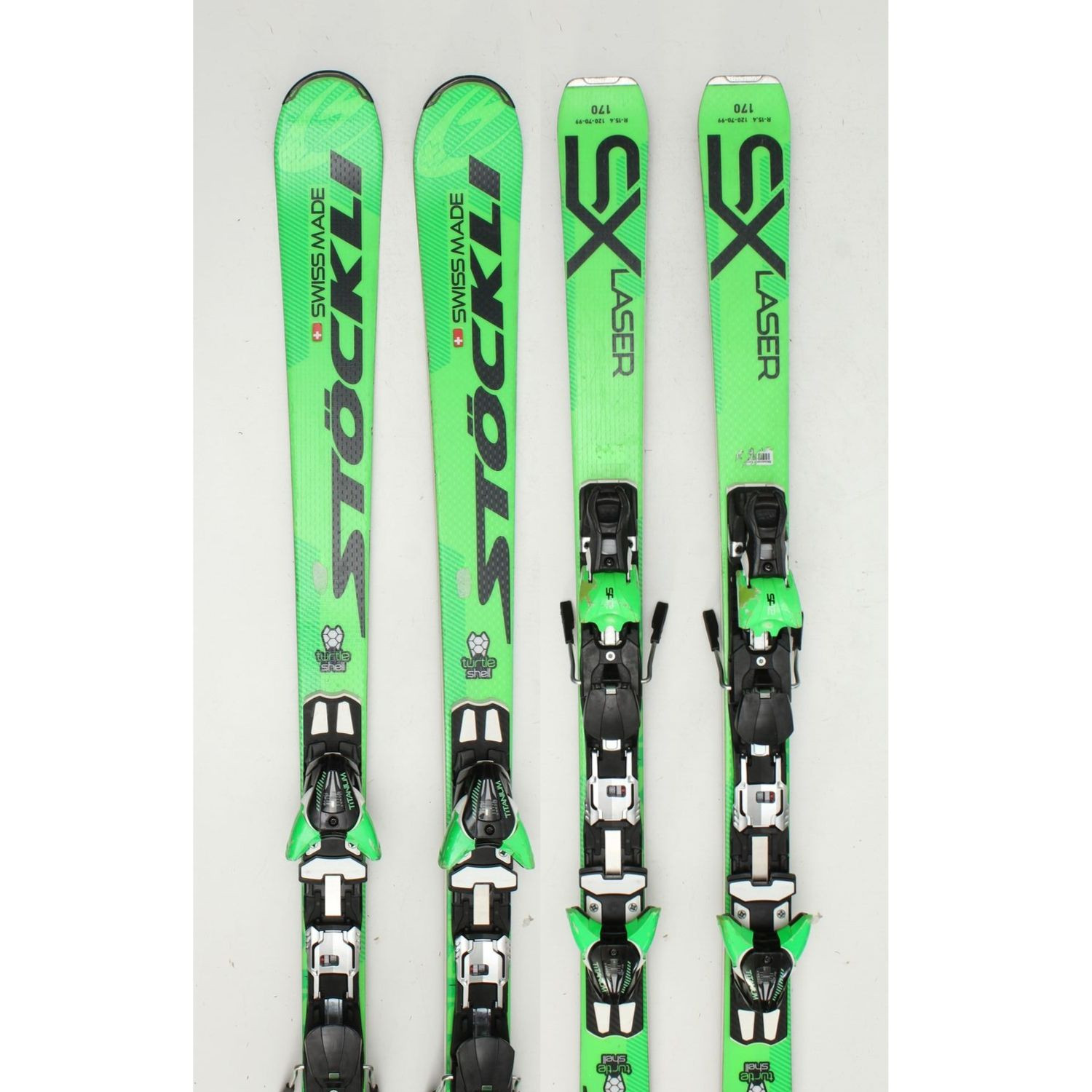 Jazdené bazárové lyže STÖCKLI SX Laser - Green - Pánske lyže - 1