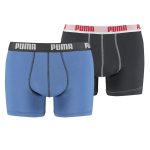 Boxerky PUMA Boxer 2-pack Black & Blue