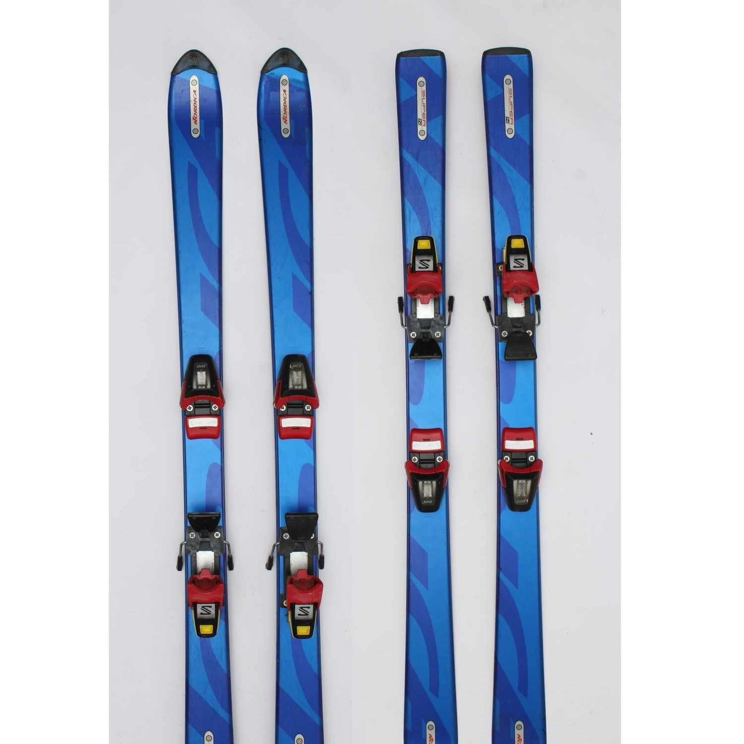 Jazdené bazárové lyže NORDICA Super N Blue - Detské lyže - 1