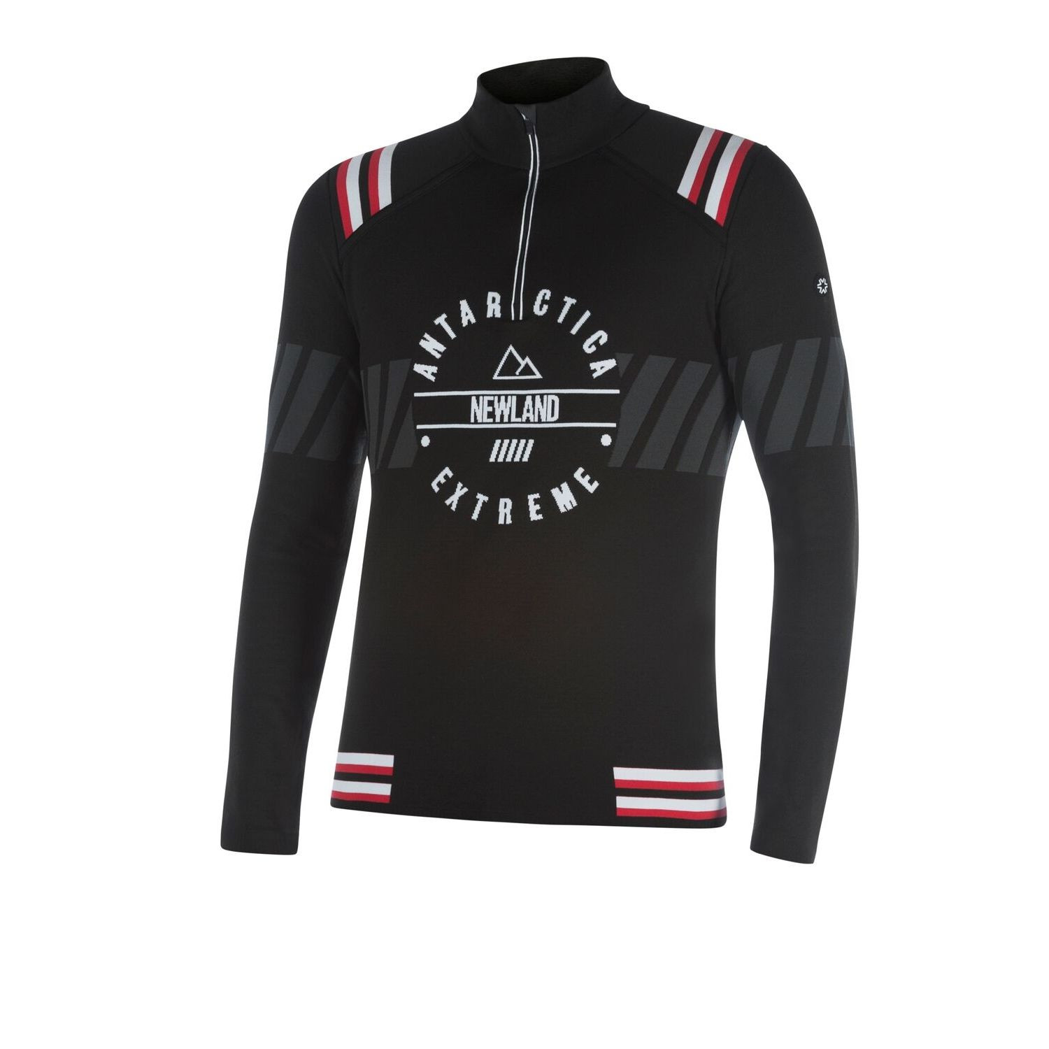 Rolák NEWLAND Man T-Neck Black/White - Mikiny bez kapucne - 1