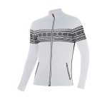 Sveter NEWLAND Man Full Zip White/Black