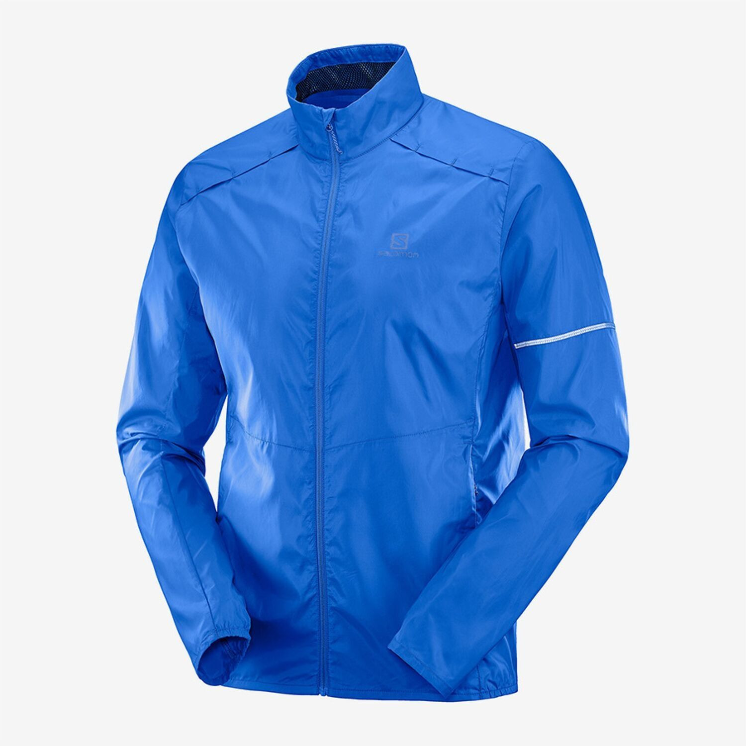 Bunda SALOMON Agile Wind JKT M Poseidon Blue - Bundy na bežky a skialp - 3