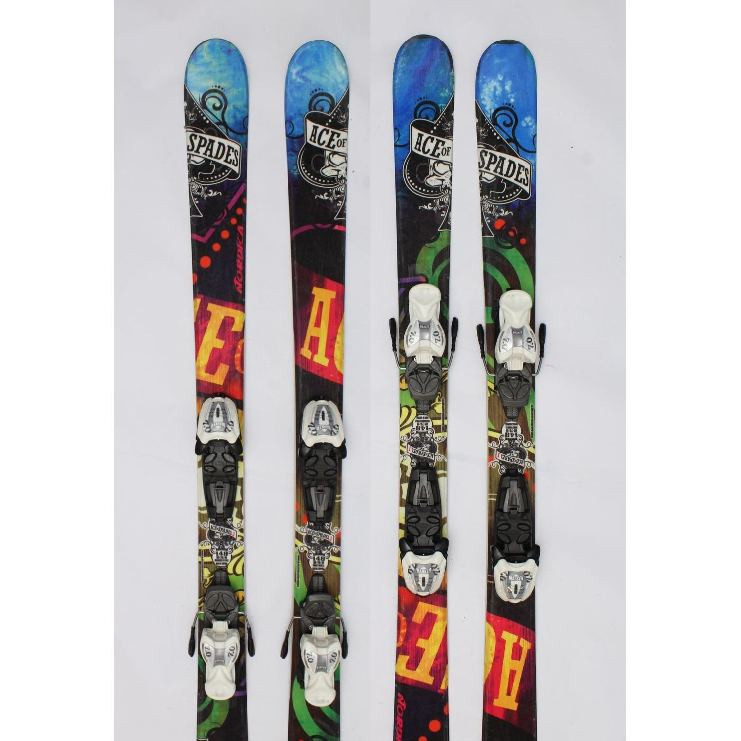 Jazdené bazárové lyže NORDICA Ace Of Spades x - Detské lyže - 1