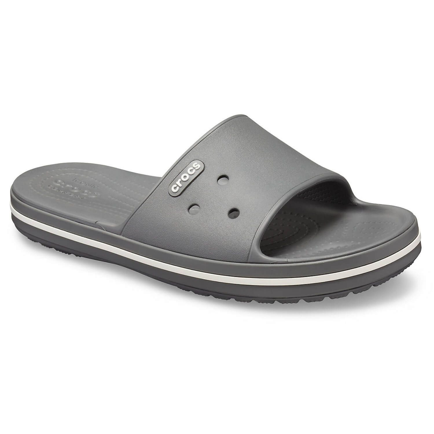 Šľapky CROCS Crocband III Slide Slate Grey - Šľapky a sandále - 1