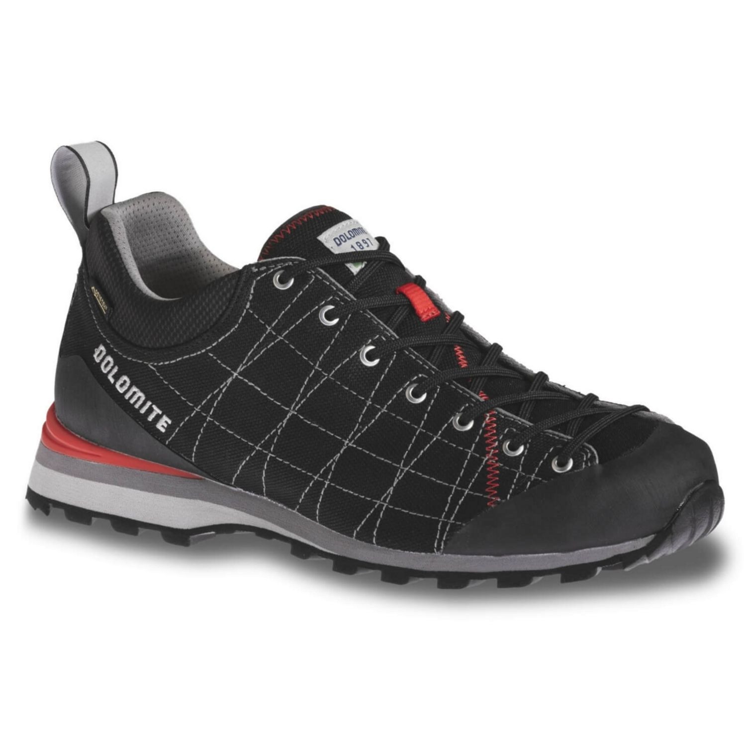 Turistické topánky DOLOMITE Diagonal Lite Black - Turistická obuv - 1