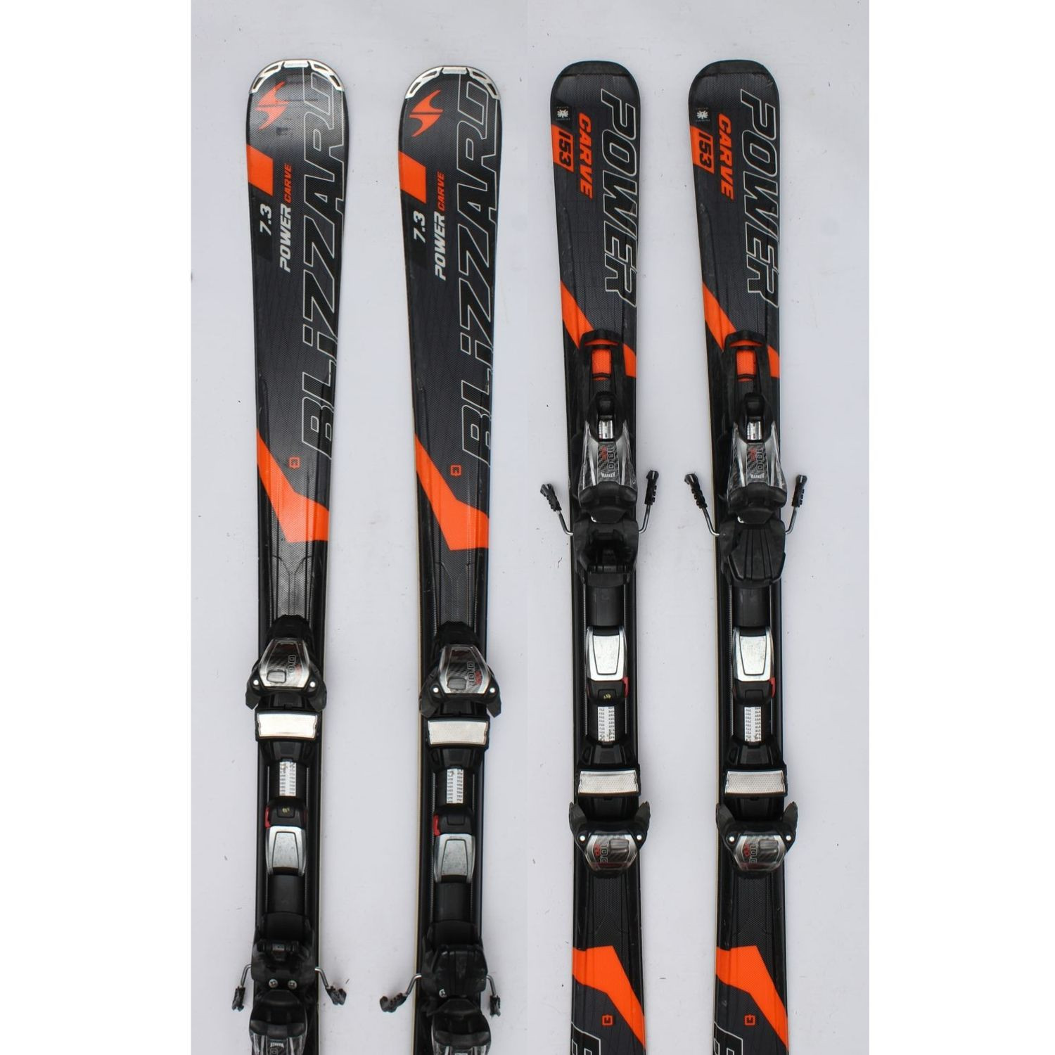 Jazdené bazárové lyže BLIZZARD Power Carve Grey - Pánske lyže - 1