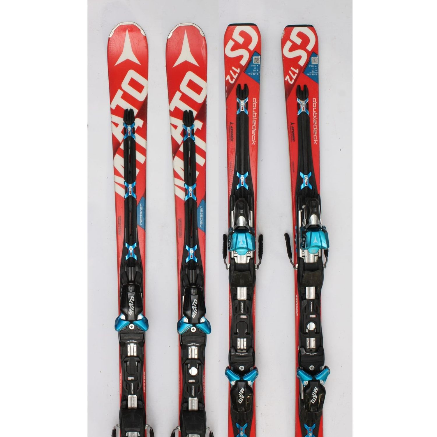 Jazdené bazárové lyže ATOMIC Redster GS Doubledeck - Pánske lyže - 1