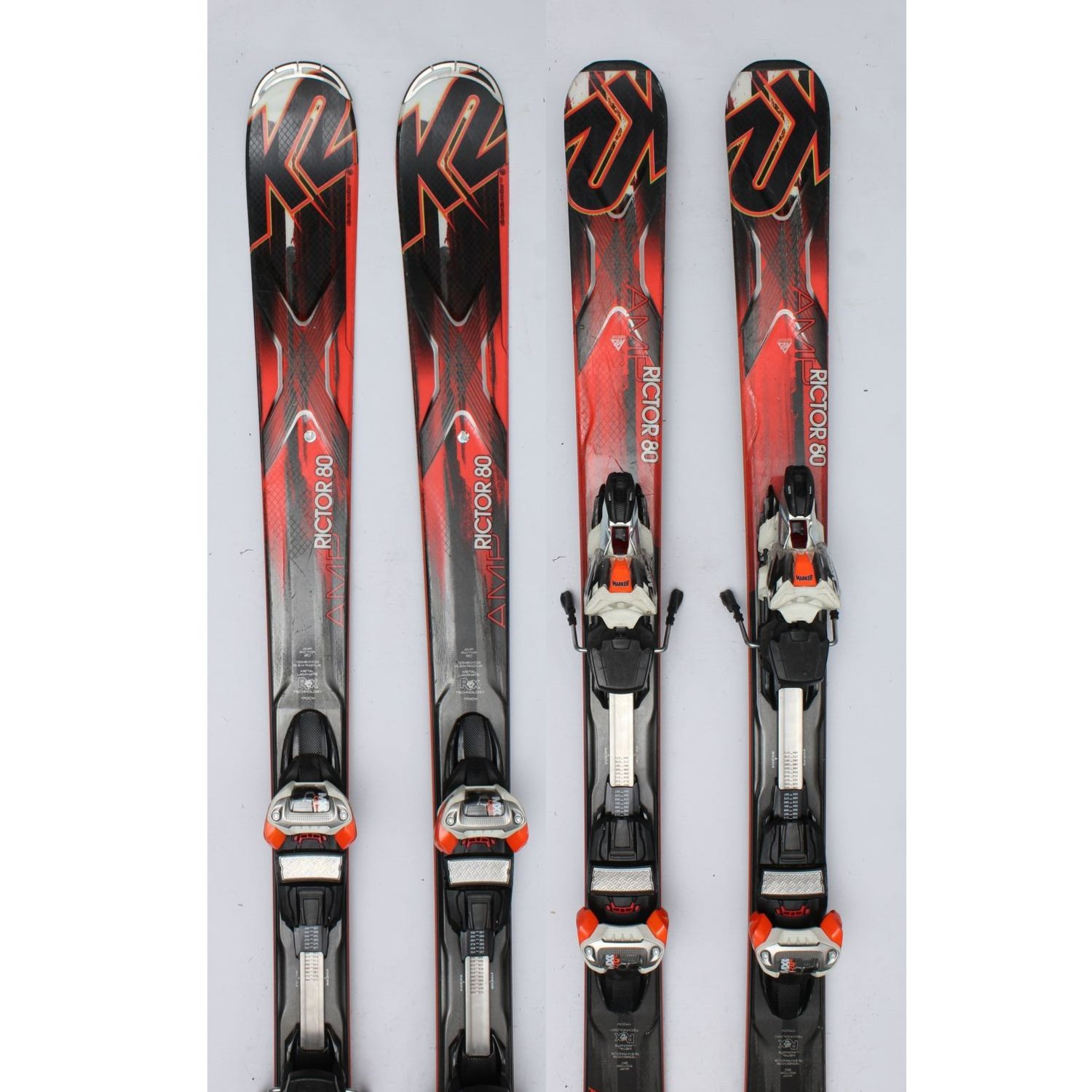 Jazdené bazárové lyže K2 AMP Rictor 80 - Pánske lyže - 1