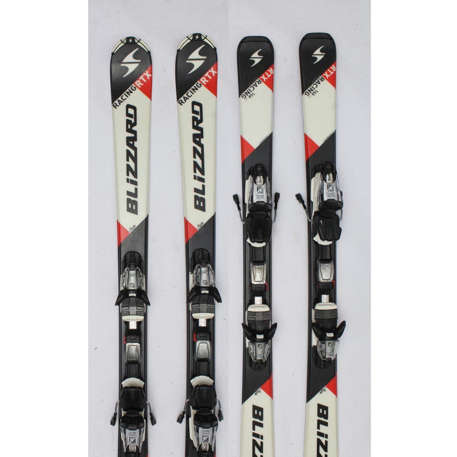 Jazdené bazárové lyže BLIZZARD Racing RTX White-Red - Pánske lyže - 1