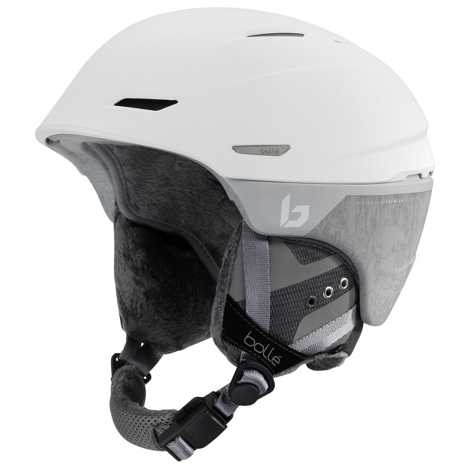 Prilba BOLLE Millenium Matte White/Silver - Dámske prilby - 1