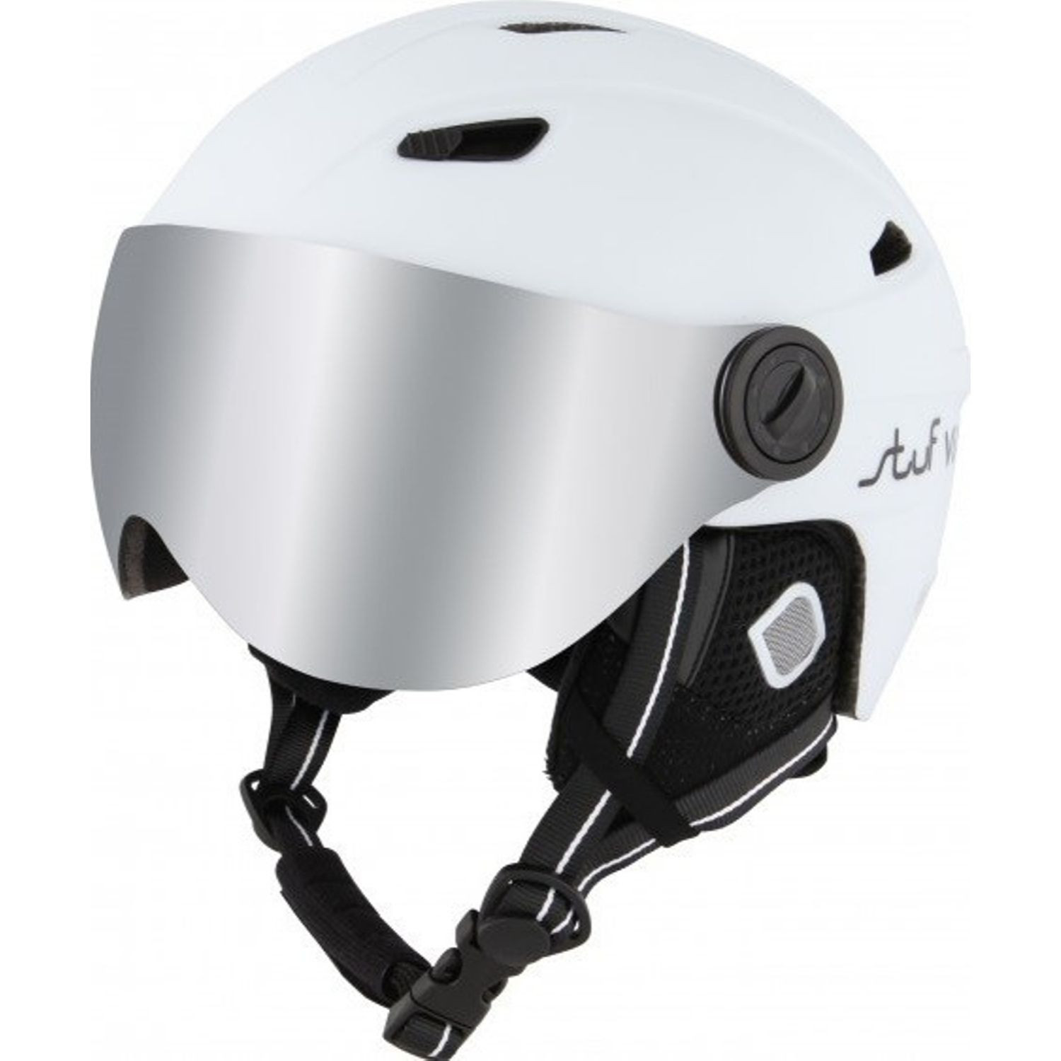 Lyžiarska prilba STUF Visor White - Pánske prilby - 1